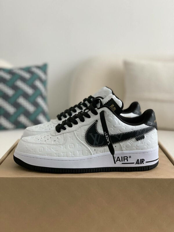 Louis Vuitton x Nike Air Force 1 Low White Black