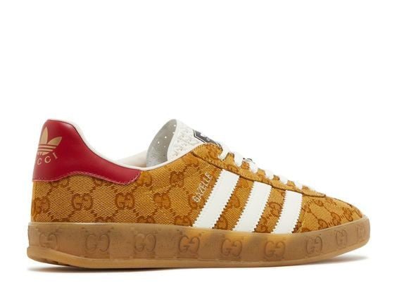 Adidas x Gucci Gazelle GG Monogram Beige Brown