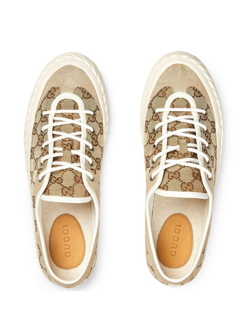 Mens Gucci GG Monogram Low-top Sneakers
