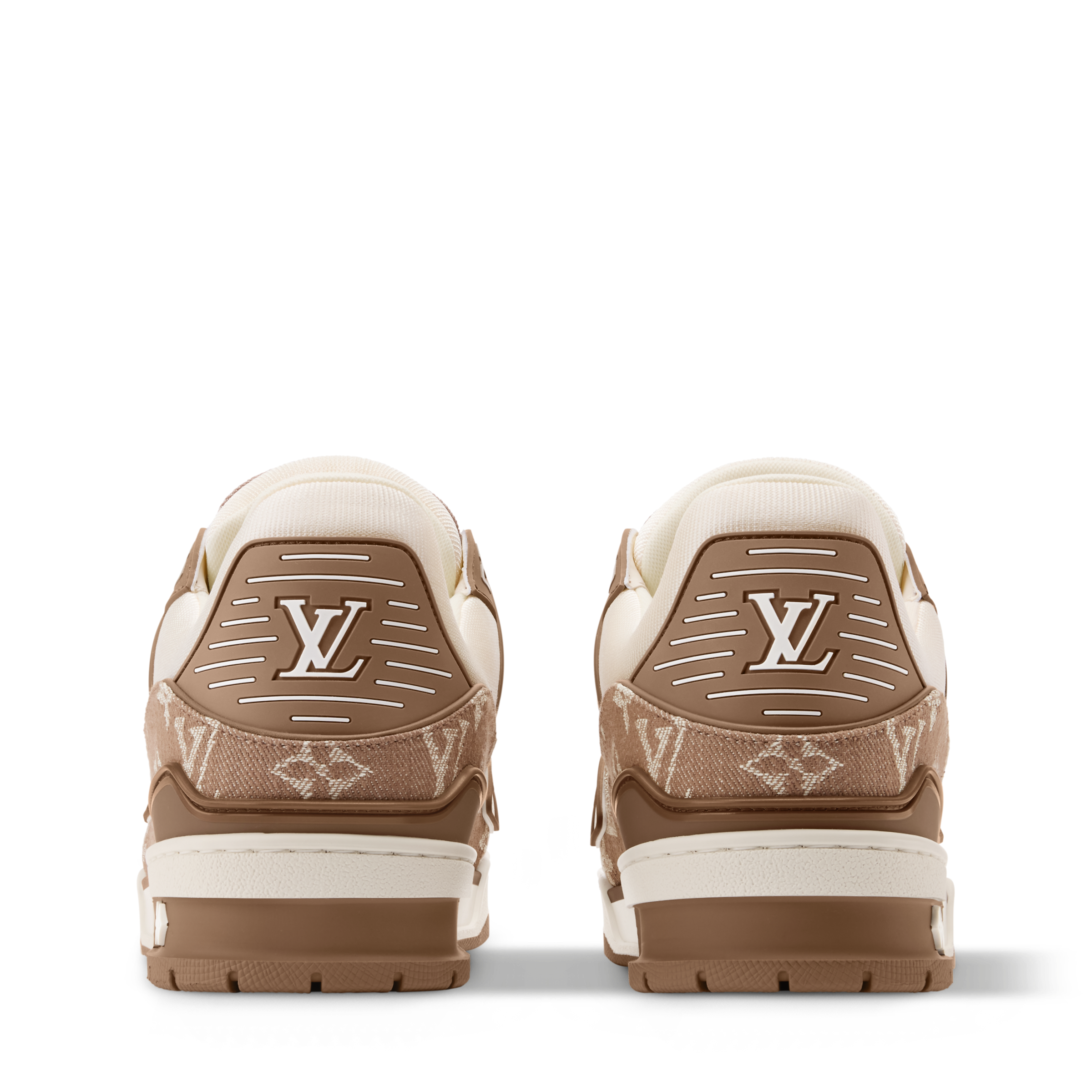 Louis Vuitton LV Trainer Sneaker Monogram Brown Denim