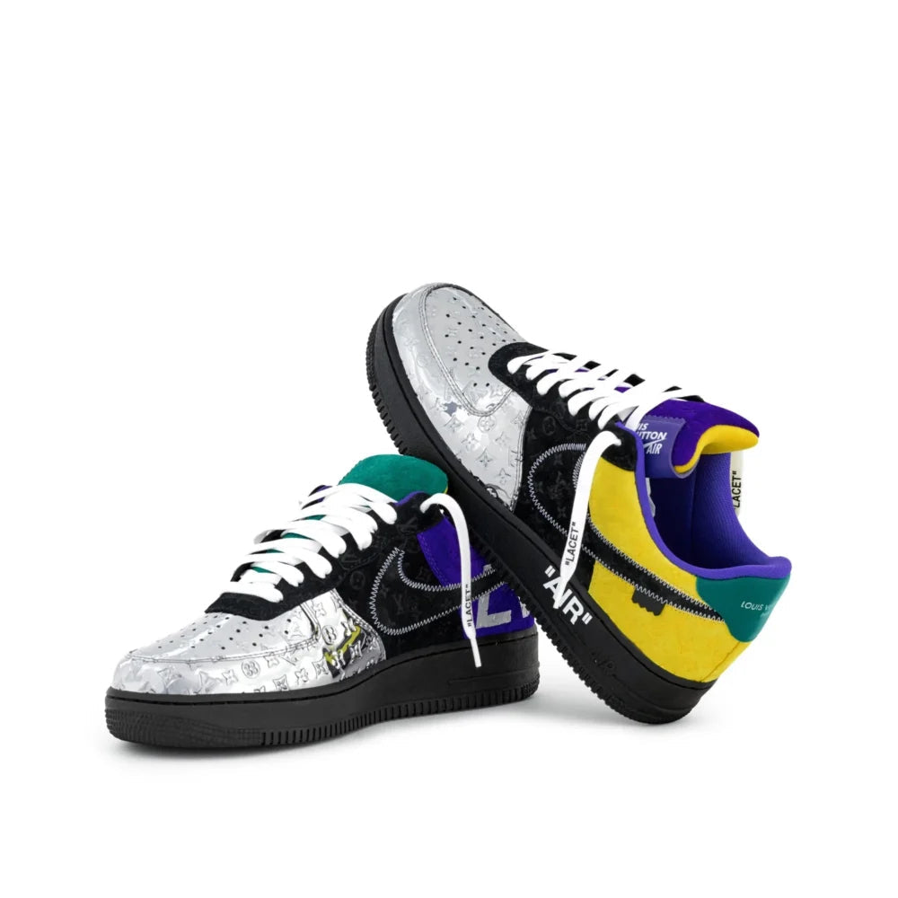 Louis Vuitton x Nike Air Force 1 Low Chrome Toe