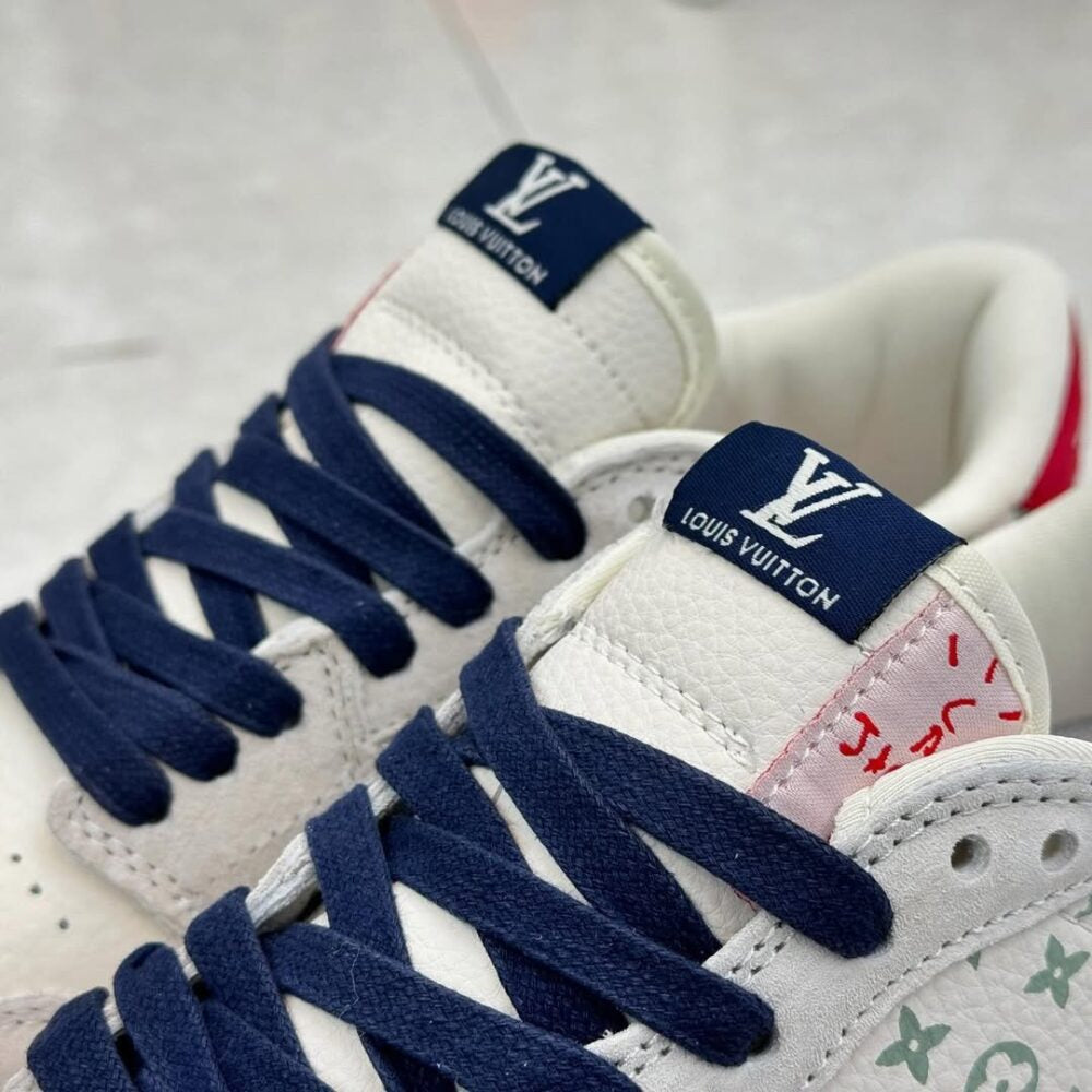 Louis Vuitton x Nike Air Jordan 1 Low Tricolor Monogram (Custom)