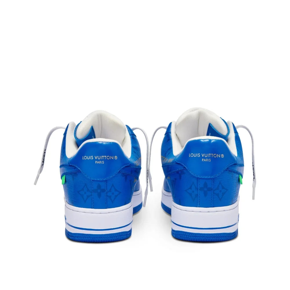 Louis Vuitton x Nike Air Force 1 Low By Virgil Abloh White/Blue