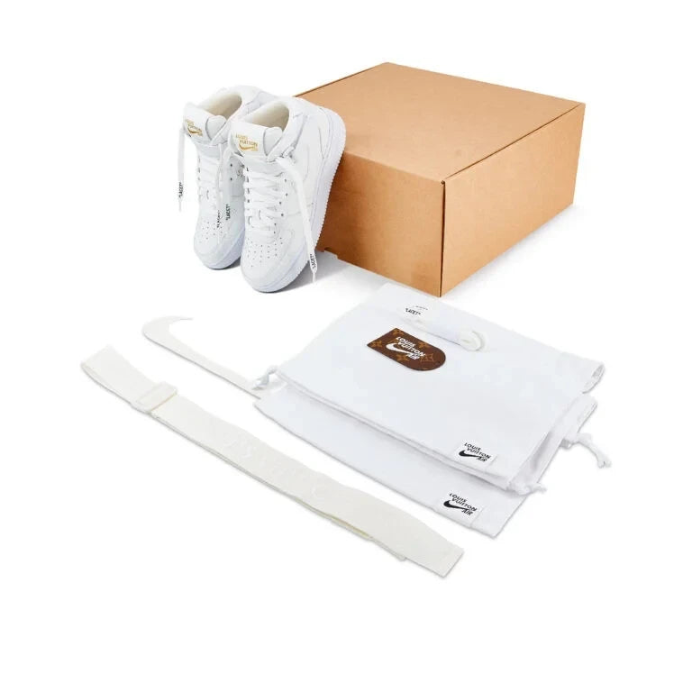 Louis Vuitton x Nike Air Force 1 Mid White