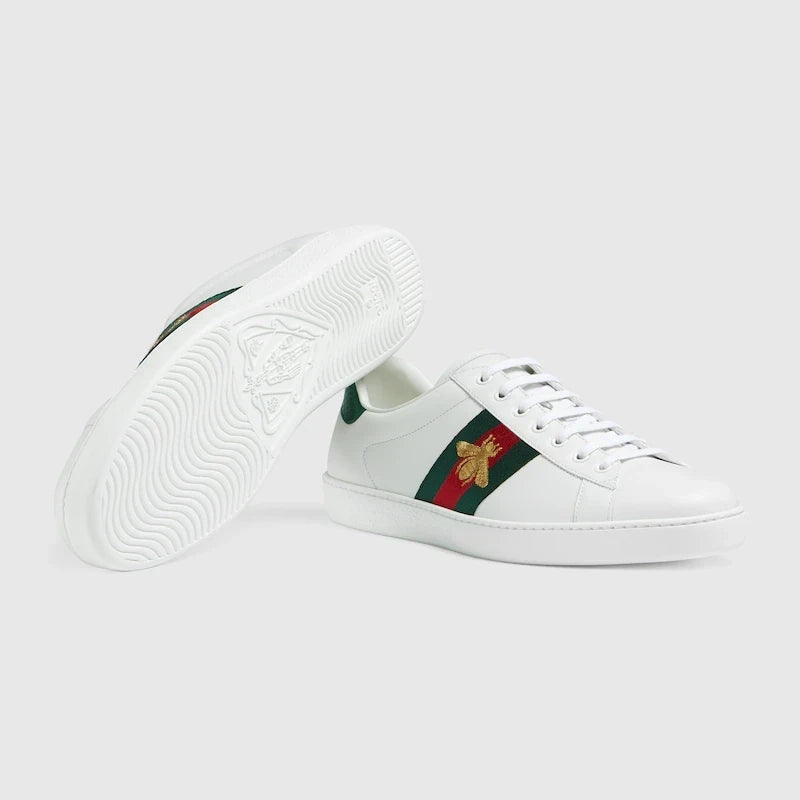 Mens Gucci Ace Sneaker With Embroidery