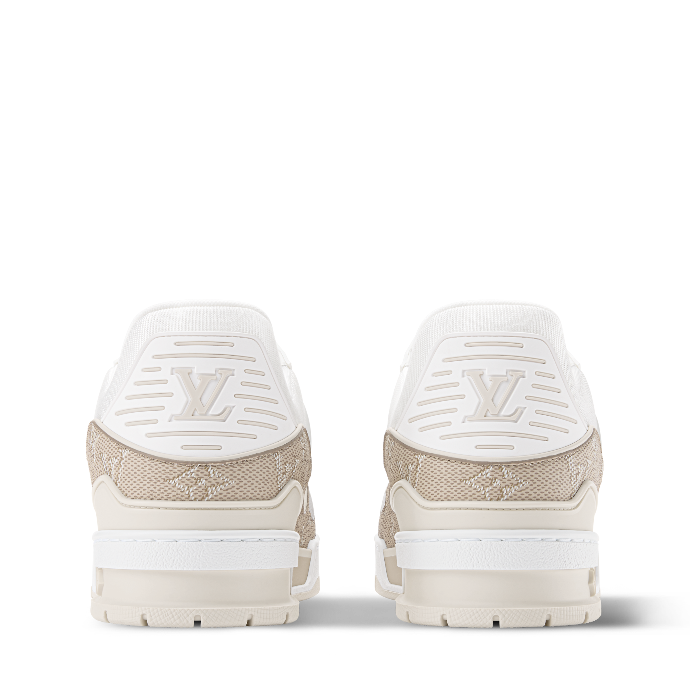 Louis Vuitton LV Trainer Beige Monogram Leather Sneaker