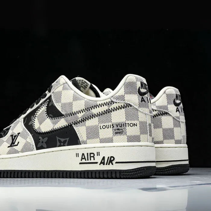 Louis Vuitton x Nike Air Force 1 Royal Black