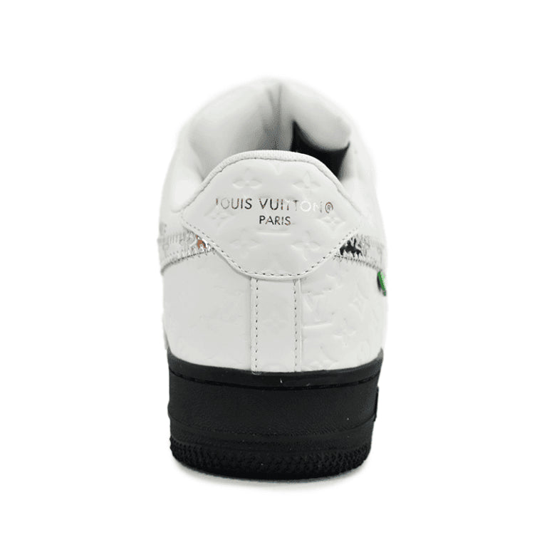 Louis Vuitton x Nike Air Force 1 Low White Black Silver