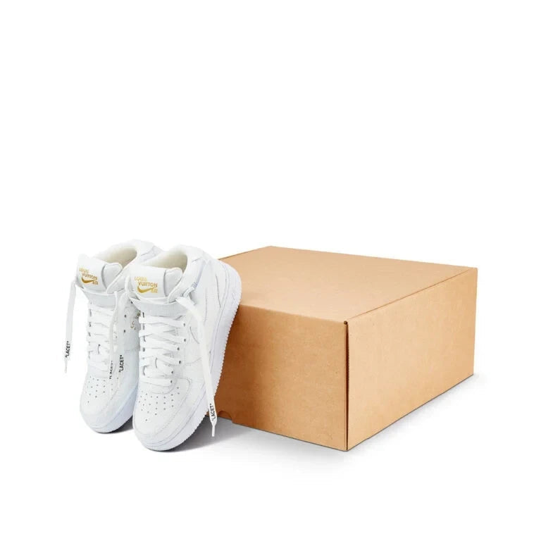 Louis Vuitton x Nike Air Force 1 Mid White