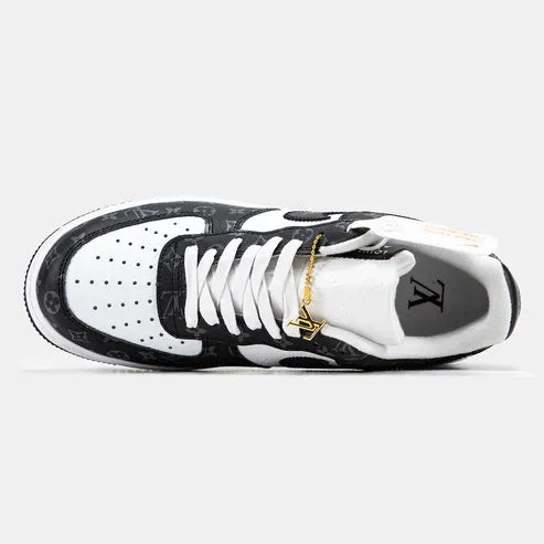 Louis Vuitton x Nike Air Force 1 Low Virgil Abloh  Black White Monogram