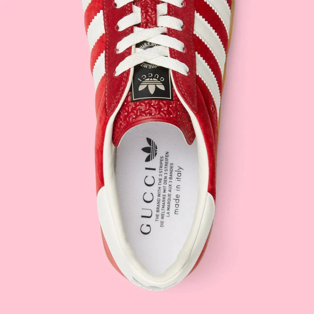 Adidas x Gucci Gazelle Red