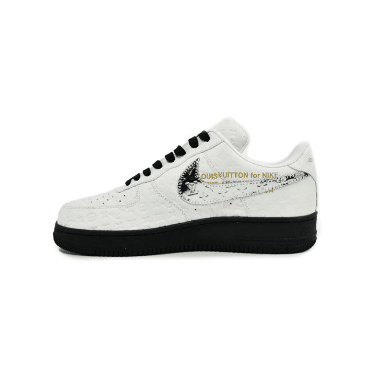 Louis Vuitton x Nike Air Force 1 Low White Black Silver