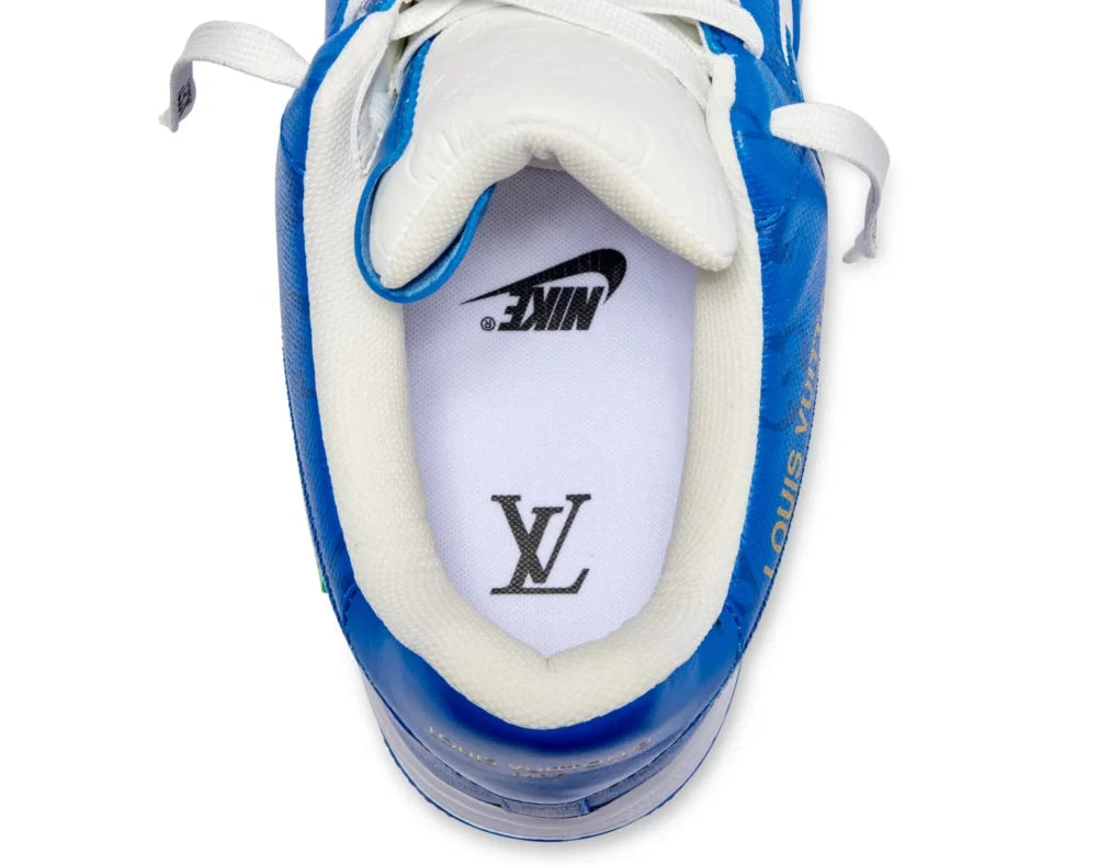 Louis Vuitton x Nike Air Force 1 Low By Virgil Abloh White/Blue