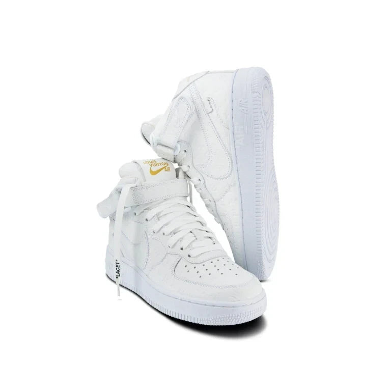 Louis Vuitton x Nike Air Force 1 Mid White