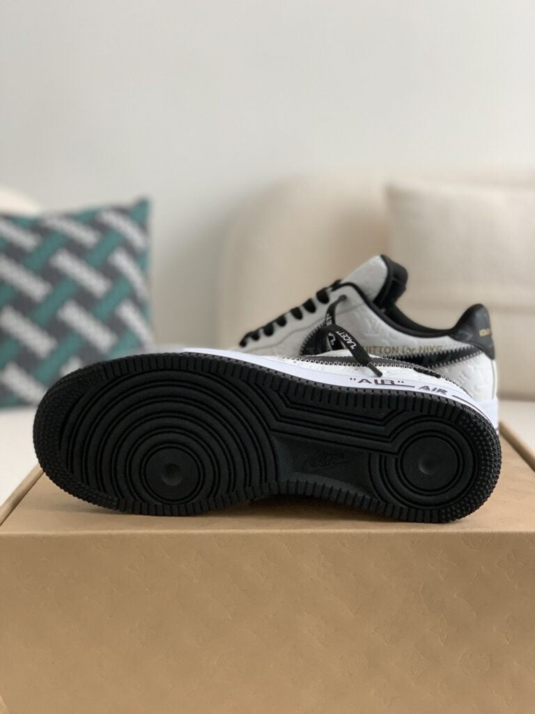 Louis Vuitton x Nike Air Force 1 Low White Black