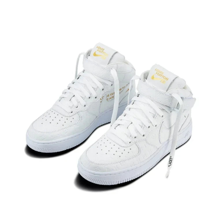 Louis Vuitton x Nike Air Force 1 Mid White