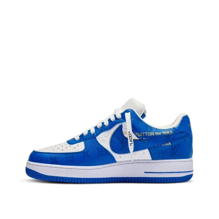 Louis Vuitton x Nike Air Force 1 Low By Virgil Abloh White/Blue