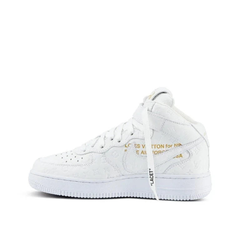 Louis Vuitton x Nike Air Force 1 Mid White