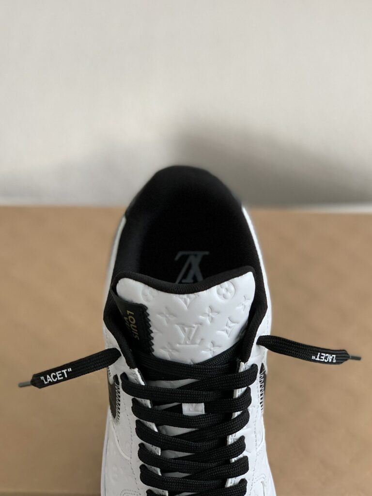 Louis Vuitton x Nike Air Force 1 Low White Black