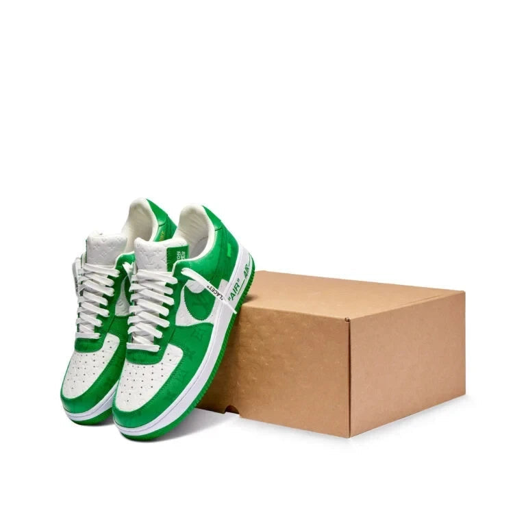 Louis Vuitton x Nike Air Force 1 Low By Virgil Abloh White/Green