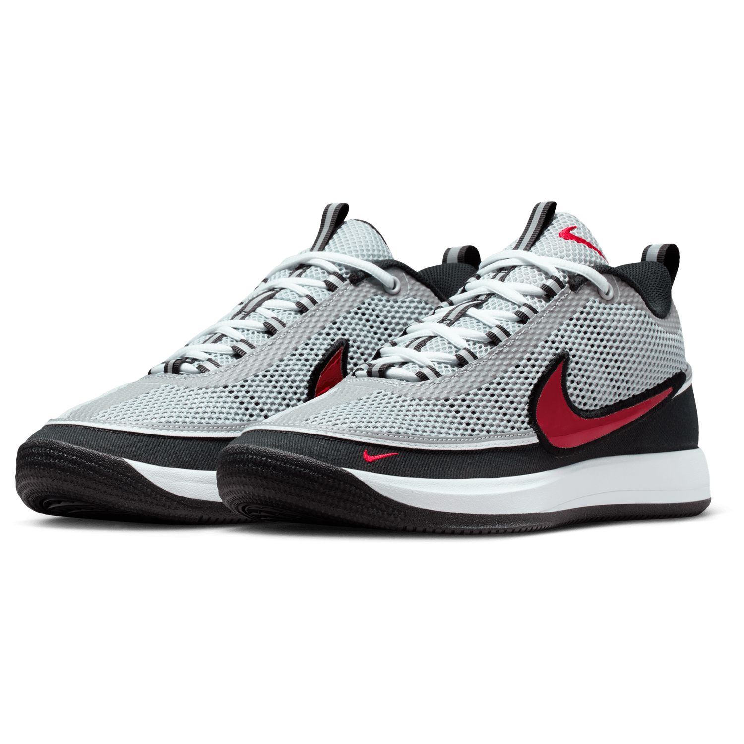 Nike Book 2 - Men's - Metallic Silver/Sport Red/Black