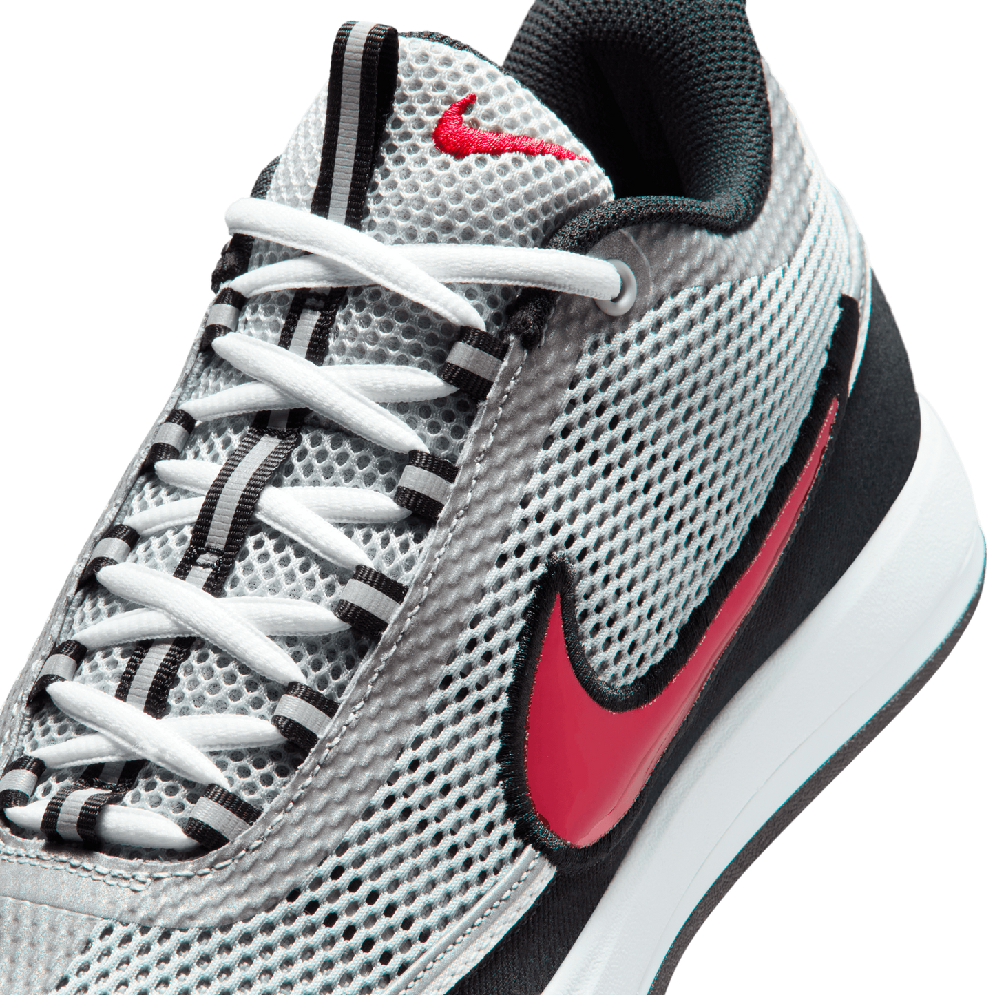 Nike Book 2 - Men's - Metallic Silver/Sport Red/Black
