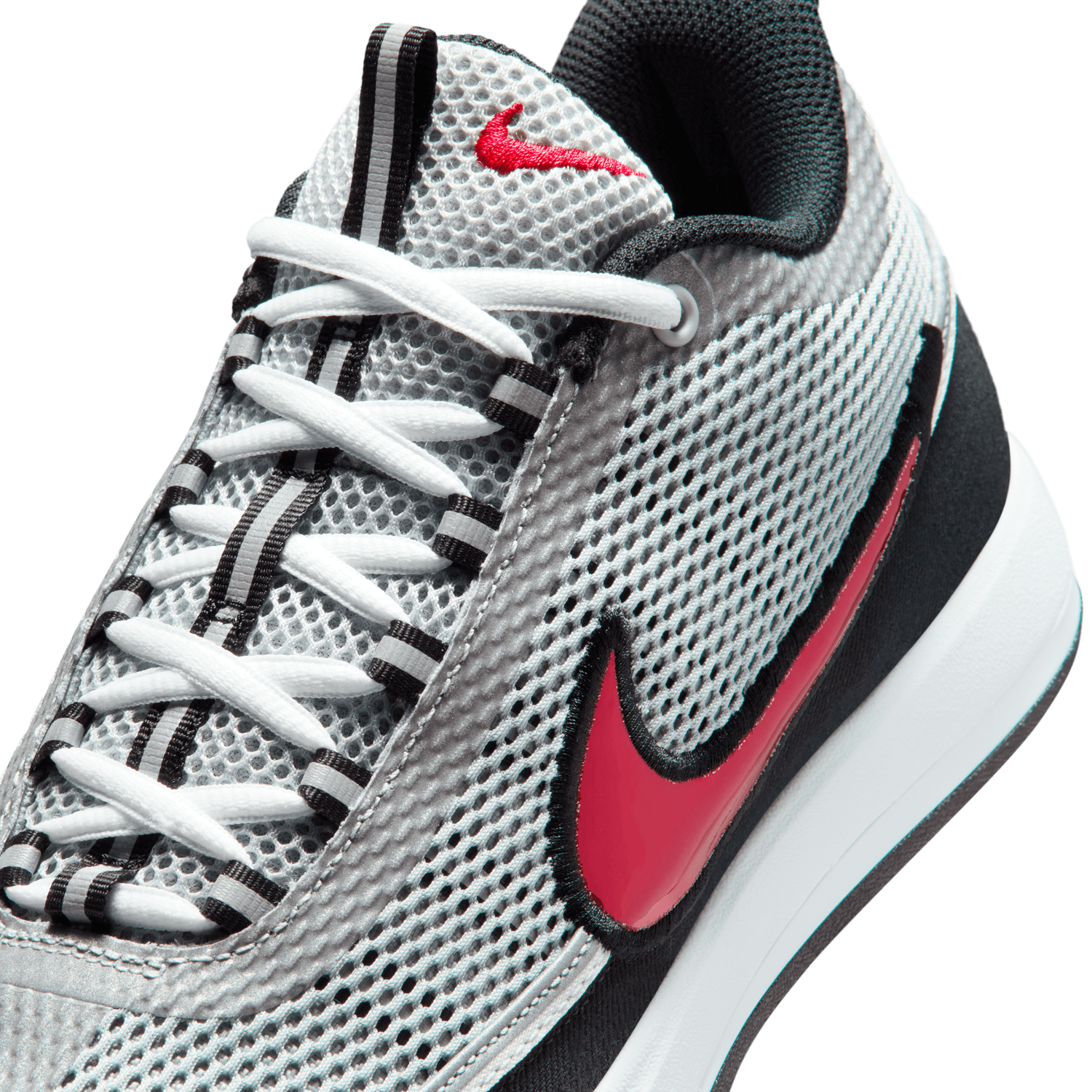 Nike Book 2 - Men's - Metallic Silver/Sport Red/Black