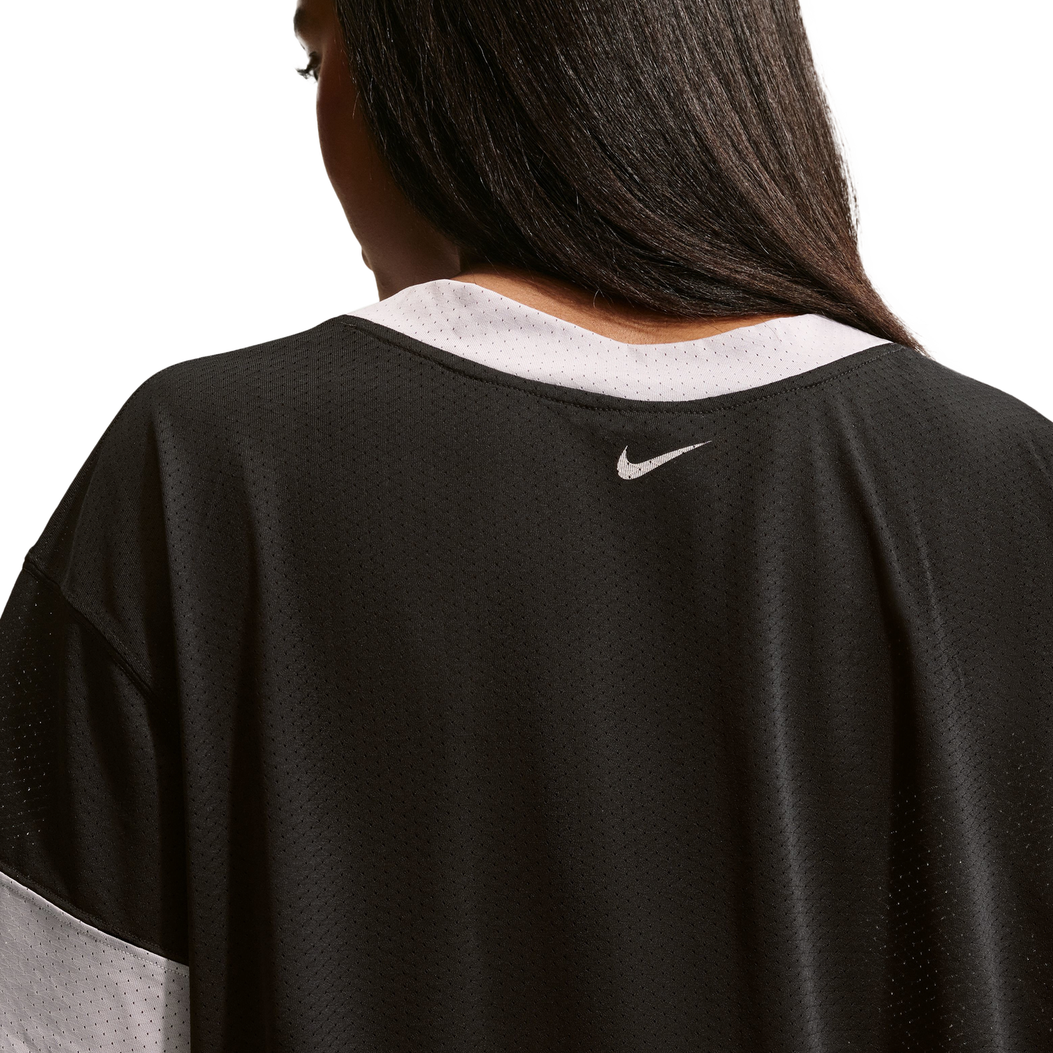 Nike NSW Crop Jersey - Women's - Dark Smoke Grey/Black