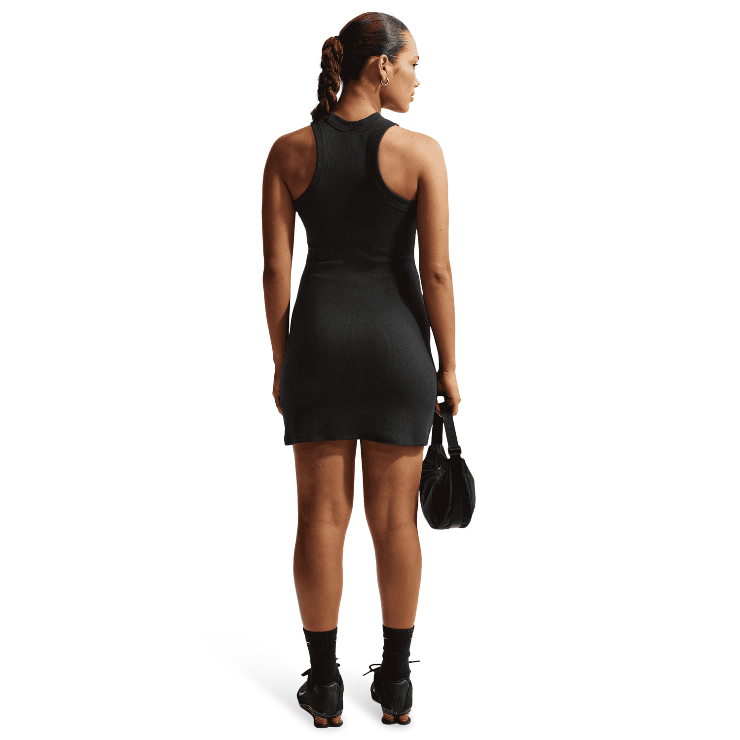 Nike NSW Chill Knit Rib Tank DRS - Women's - Black/Sail
