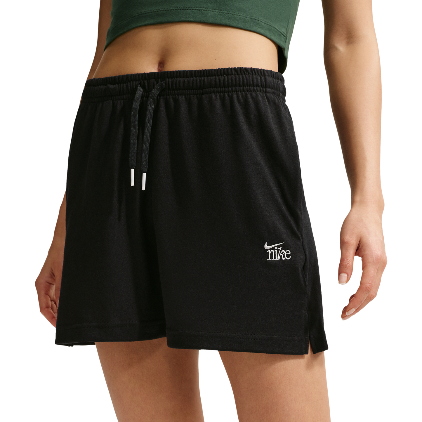 Nike NSW Chill Knit Lightweight Shorts - Women's - Black/Chalk