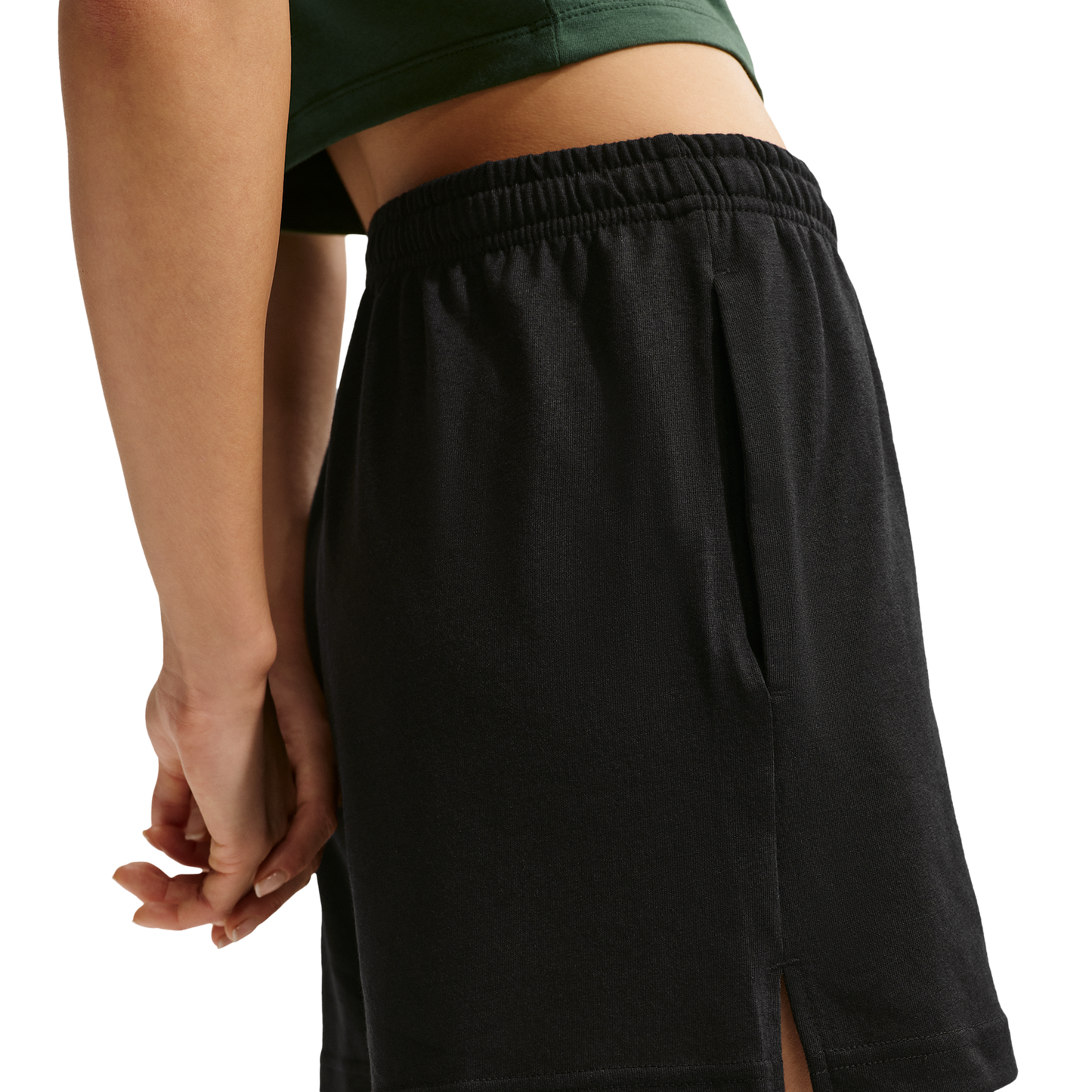 Nike NSW Chill Knit Lightweight Shorts - Women's - Black/Chalk