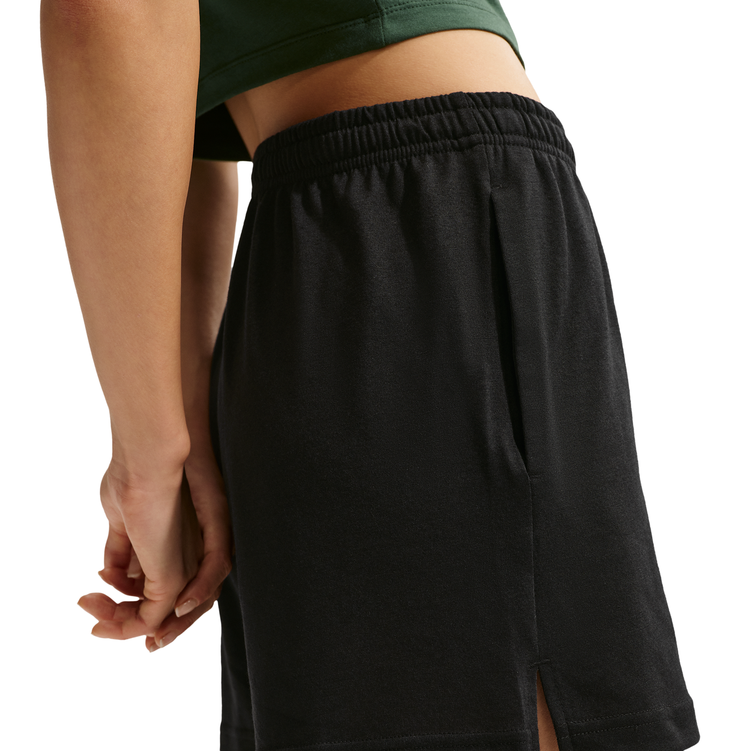 Nike NSW Chill Knit Lightweight Shorts - Women's - Black/Chalk