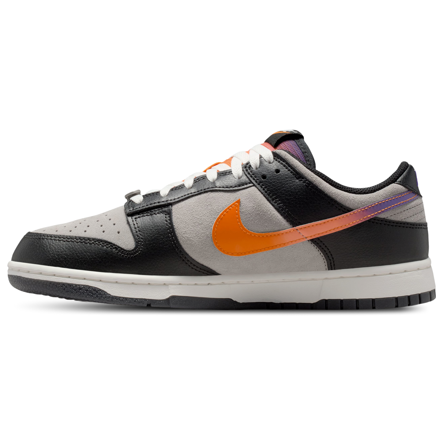 Nike Dunk Low Retro Premium - Men's - Medium Grey/Orange Peel/Black