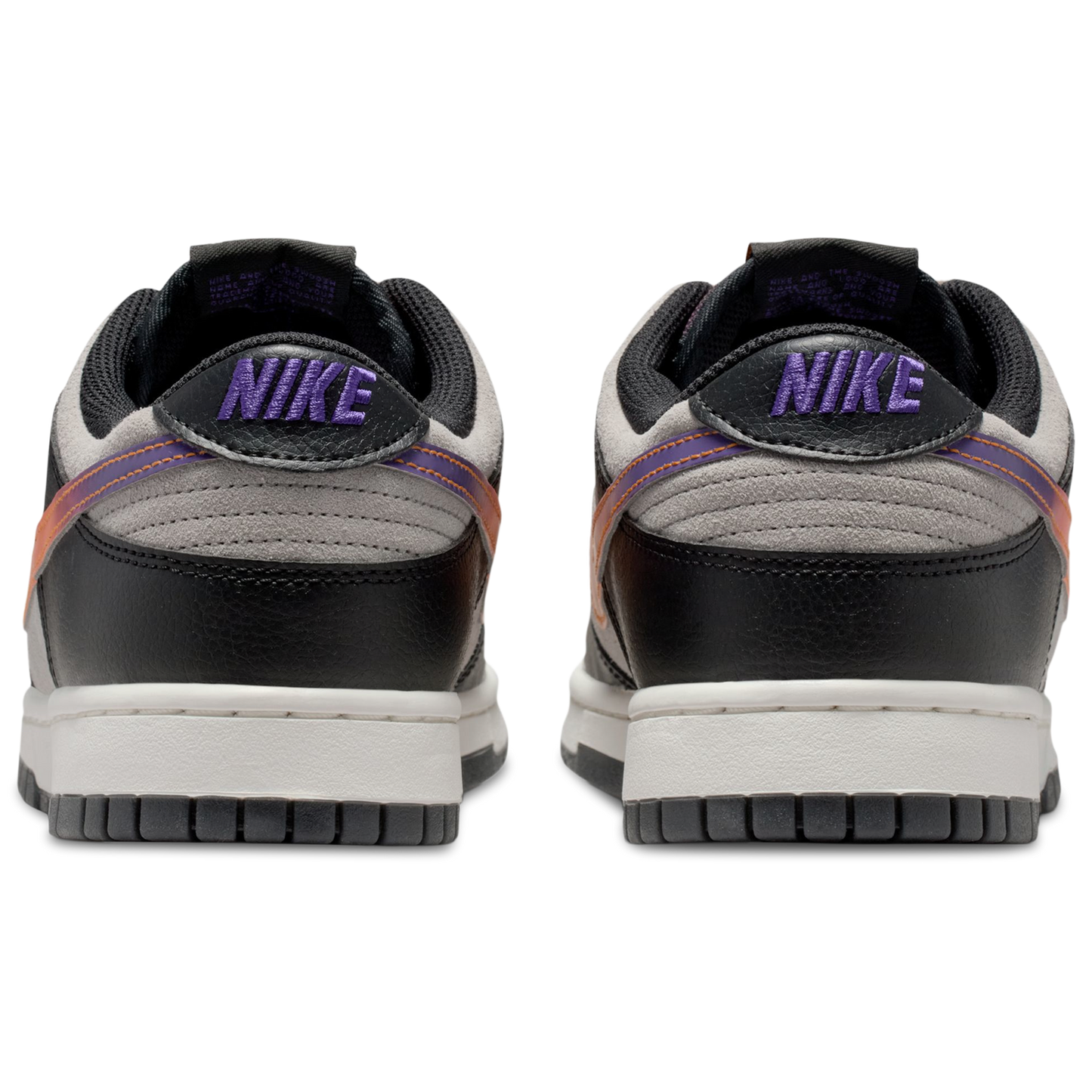 Nike Dunk Low Retro Premium - Men's - Medium Grey/Orange Peel/Black