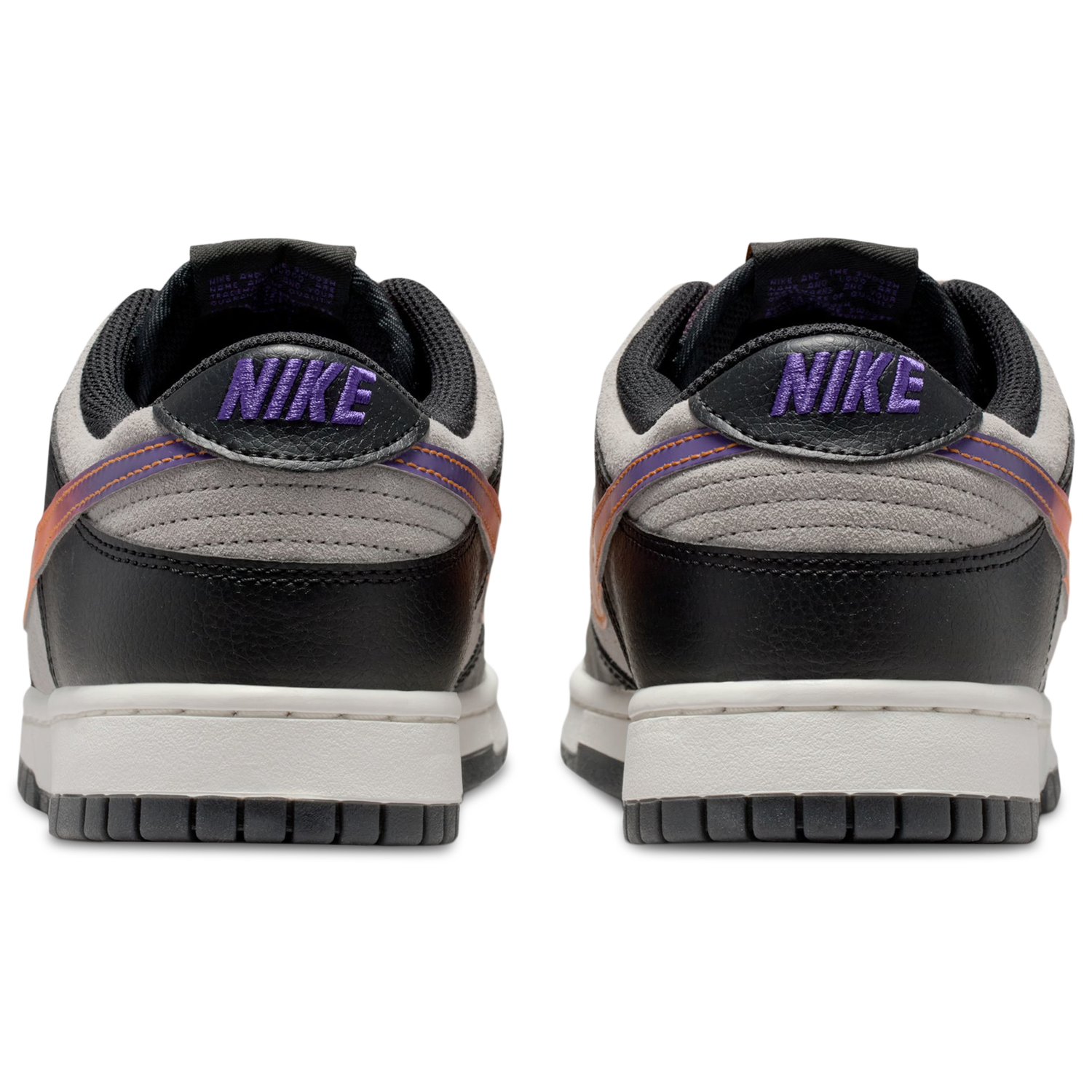 Nike Dunk Low Retro Premium - Men's - Medium Grey/Orange Peel/Black