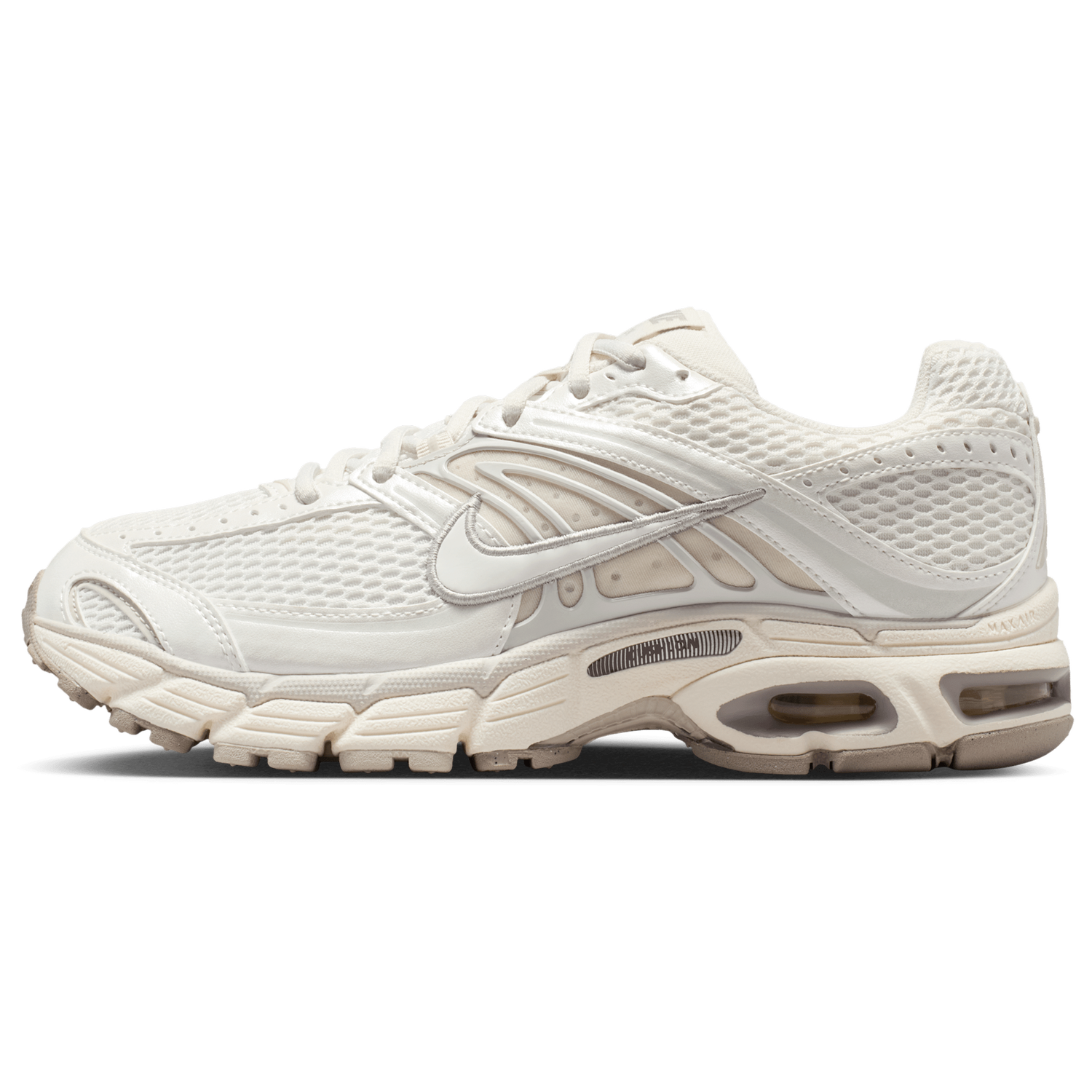 Nike Air Max Moto 2K - Women's - Metallic White/Light Bone