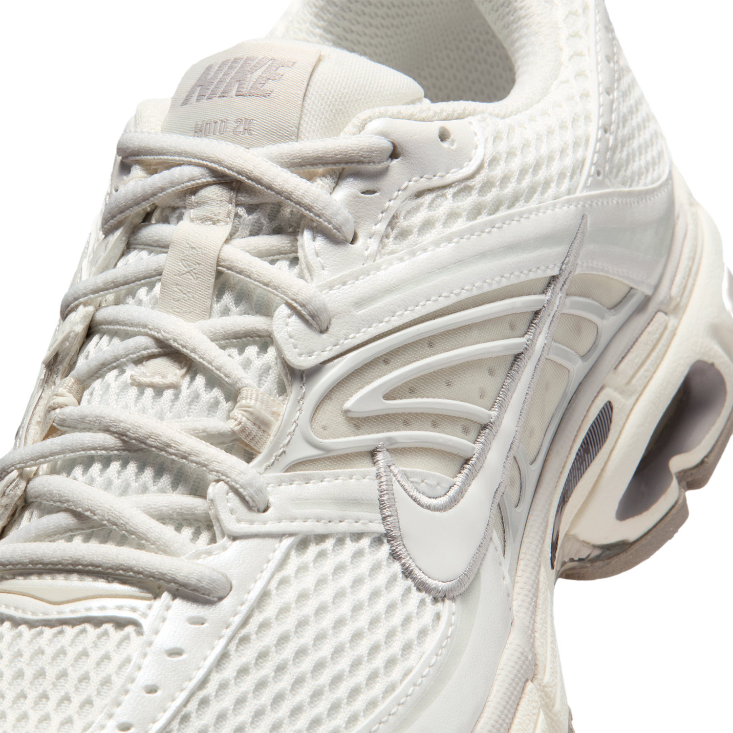 Nike Air Max Moto 2K - Women's - Metallic White/Light Bone