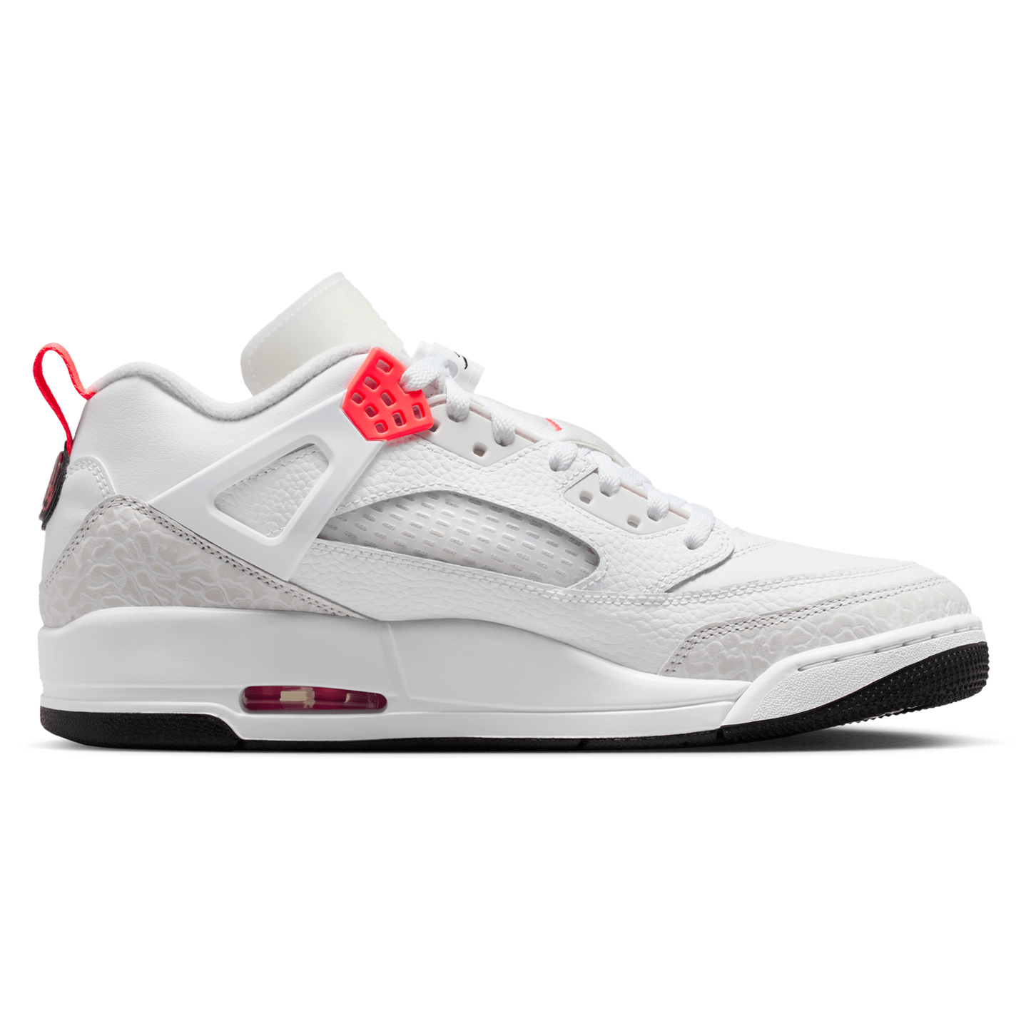 Jordan Spizike Low - Men's - White/Bright Crimson/Vast Grey