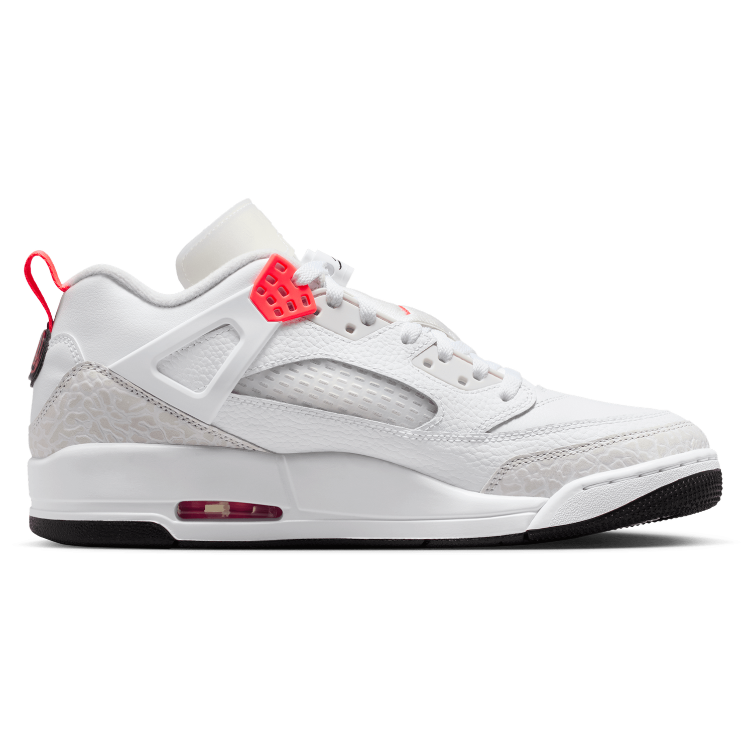 Jordan Spizike Low - Men's - White/Bright Crimson/Vast Grey