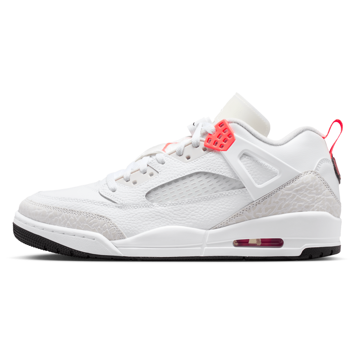 Jordan Spizike Low - Men's - White/Bright Crimson/Vast Grey