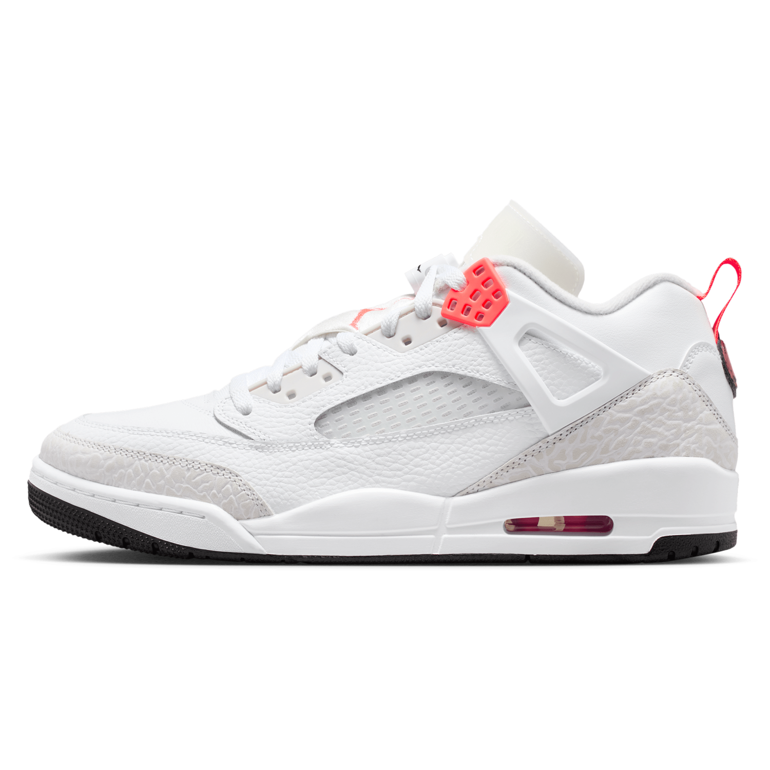Jordan Spizike Low - Men's - White/Bright Crimson/Vast Grey