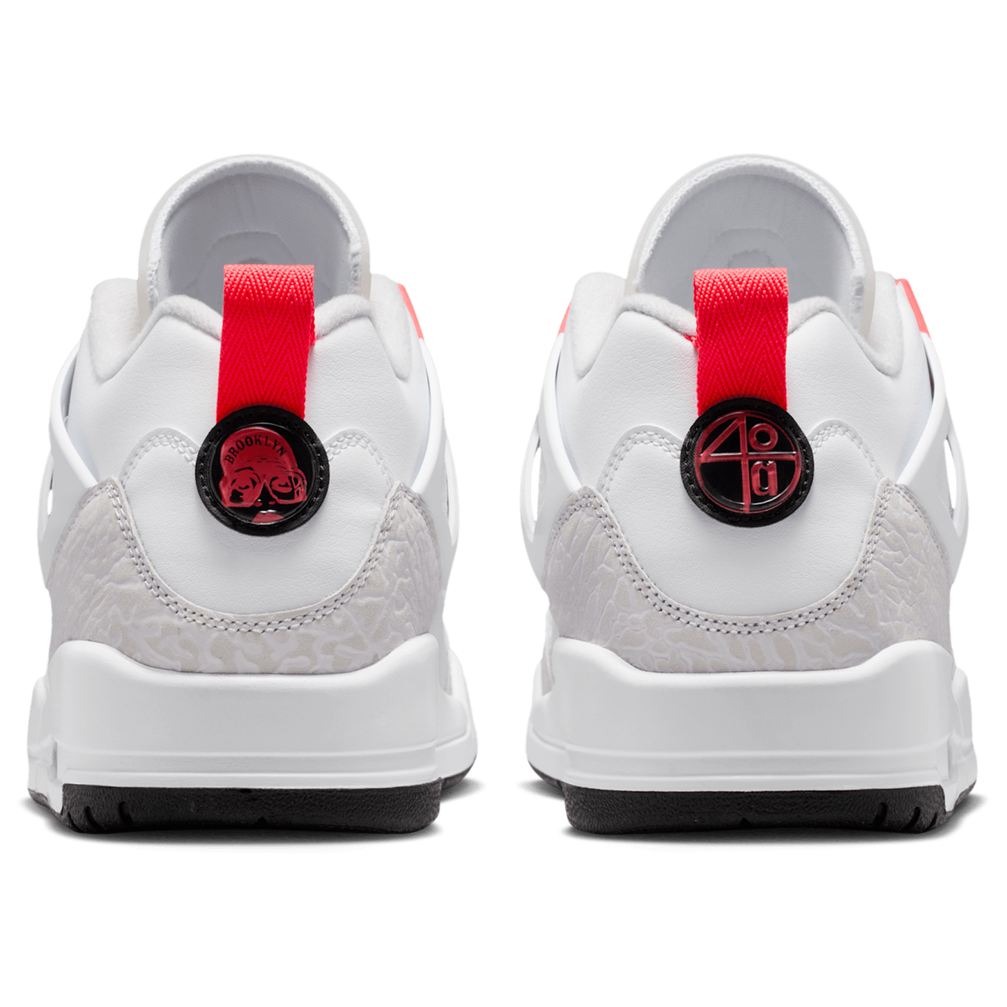 Jordan Spizike Low - Men's - White/Bright Crimson/Vast Grey