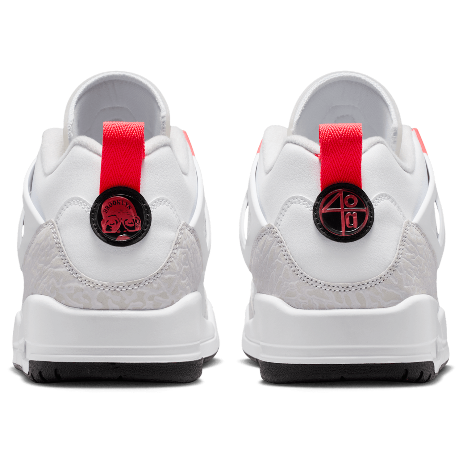 Jordan Spizike Low - Men's - White/Bright Crimson/Vast Grey