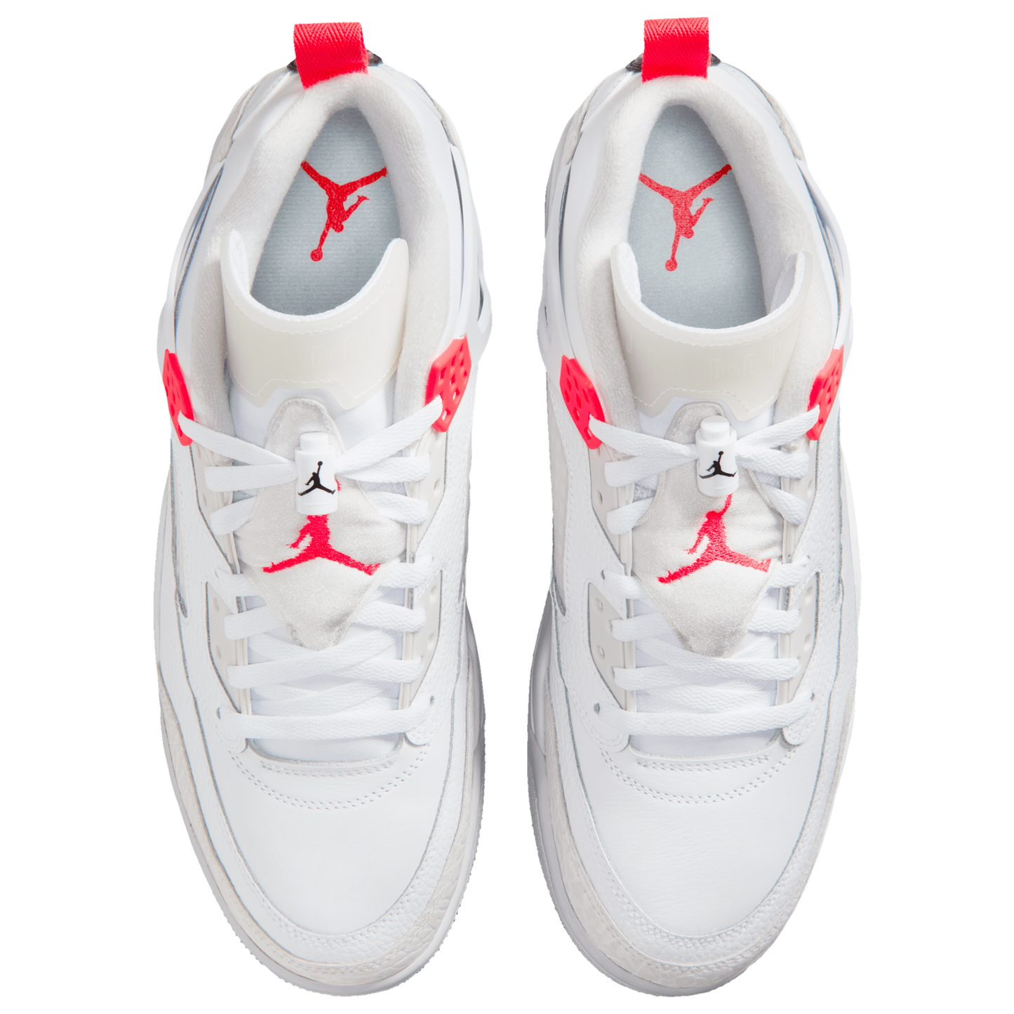 Jordan Spizike Low - Men's - White/Bright Crimson/Vast Grey