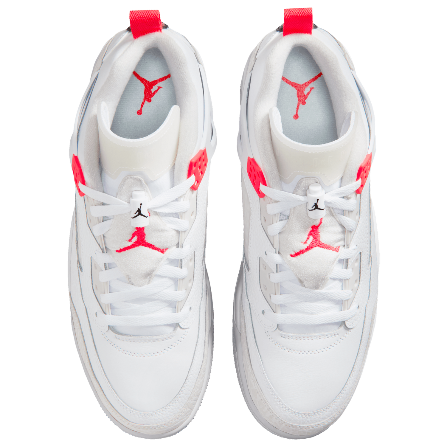 Jordan Spizike Low - Men's - White/Bright Crimson/Vast Grey