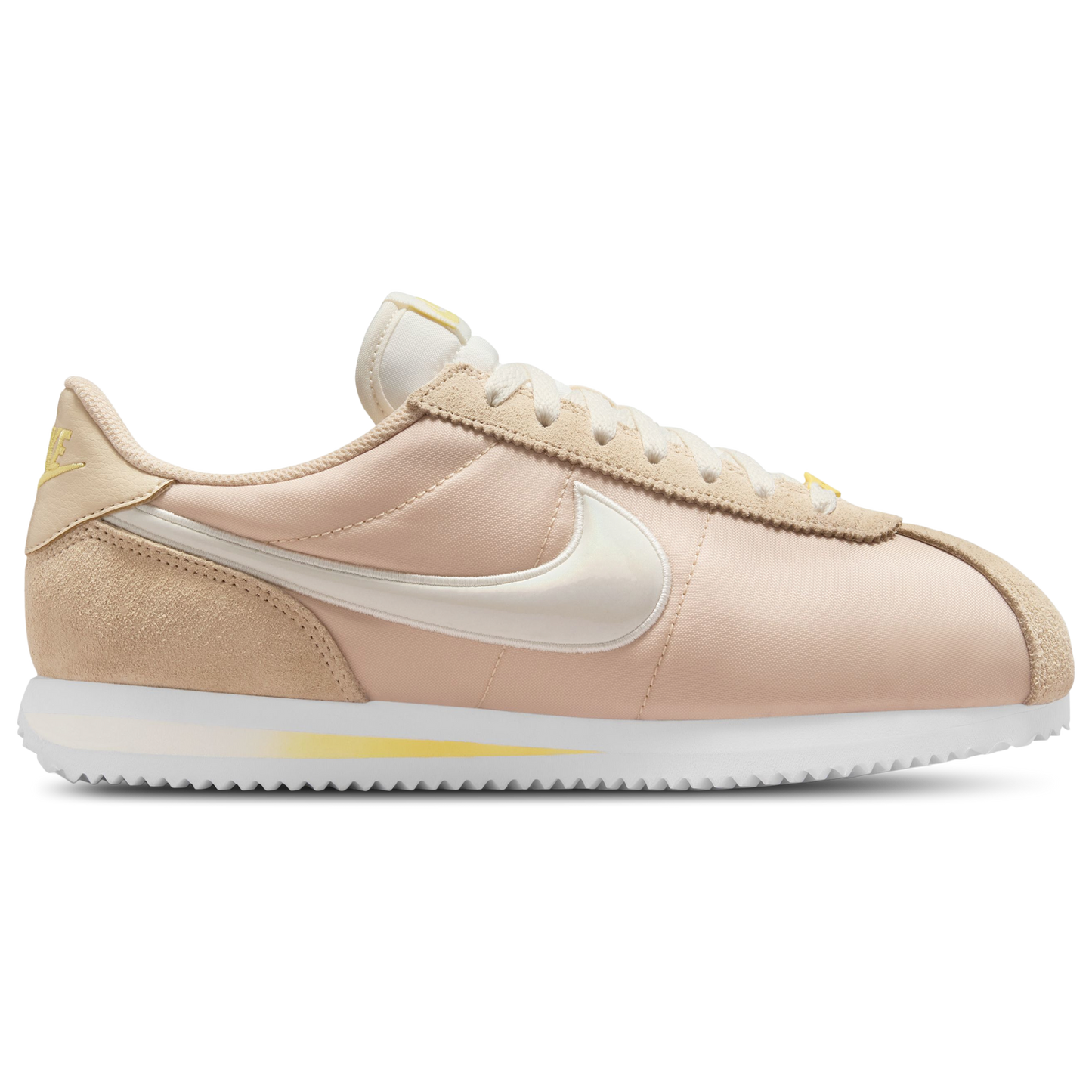 Nike Cortez FL1 - Women's - Alabaster/Soft Yellow