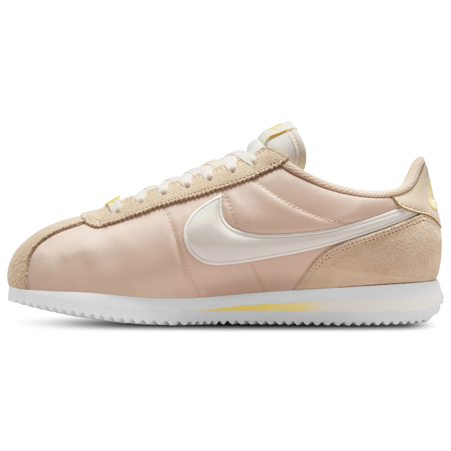 Nike Cortez FL1 - Women's - Alabaster/Soft Yellow