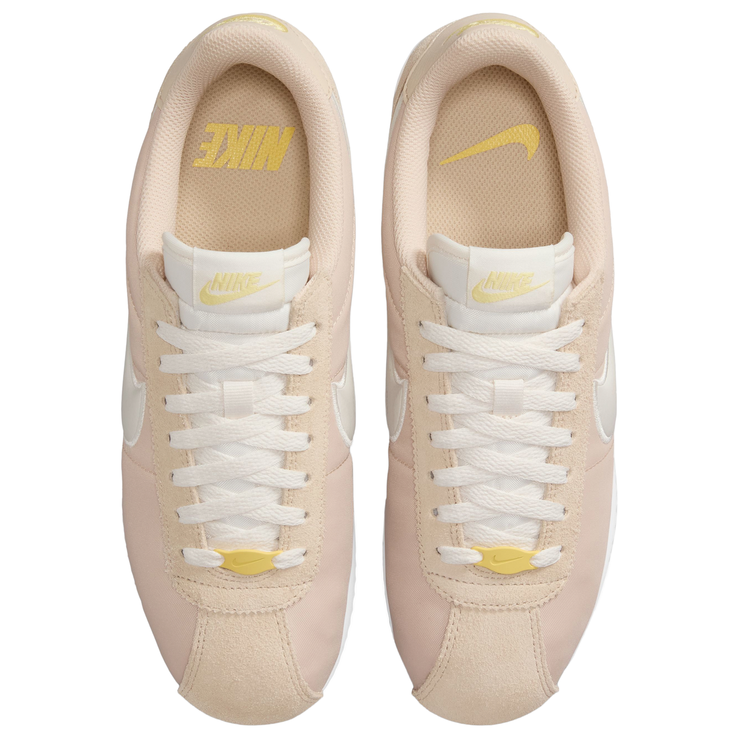 Nike Cortez FL1 - Women's - Alabaster/Soft Yellow