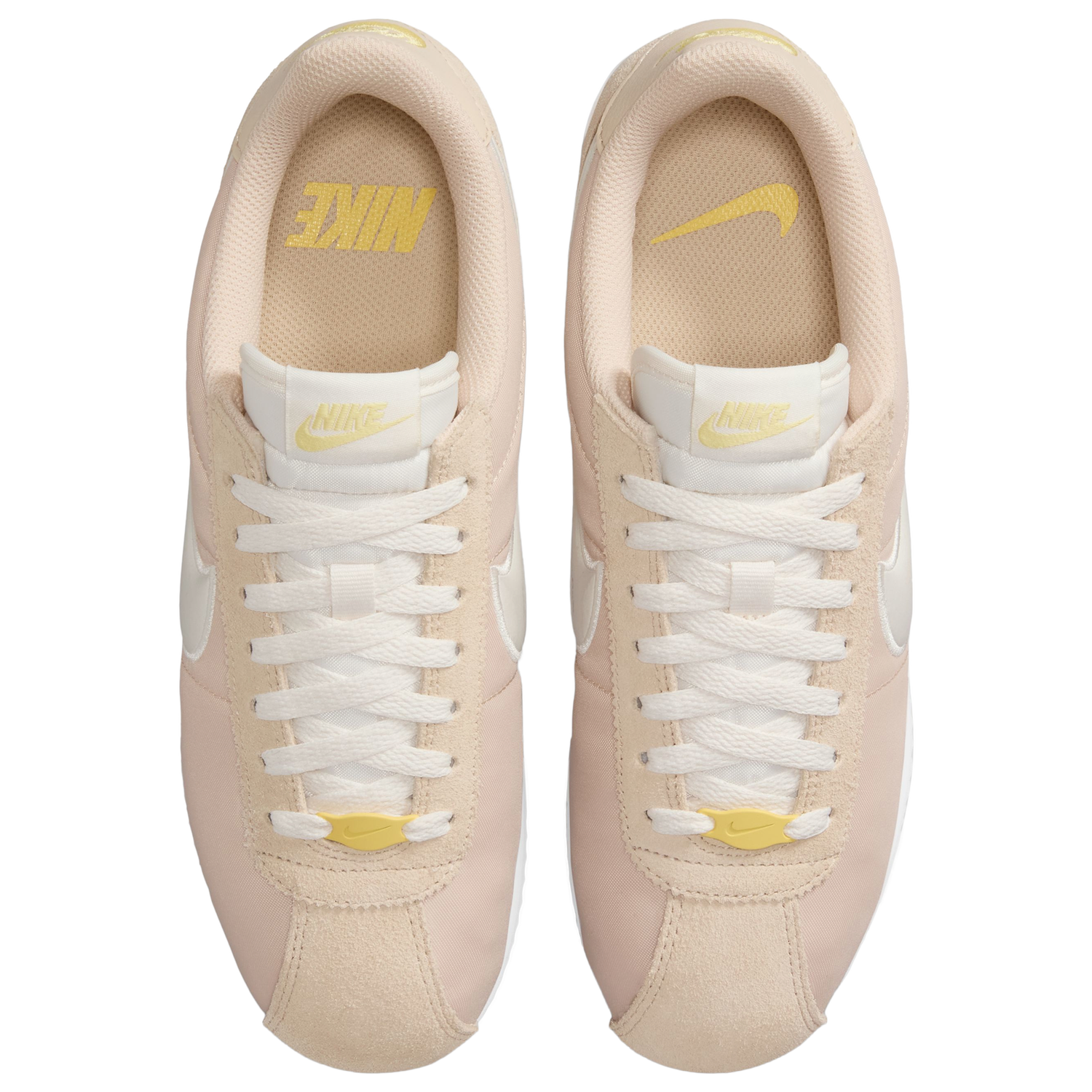Nike Cortez FL1 - Women's - Alabaster/Soft Yellow
