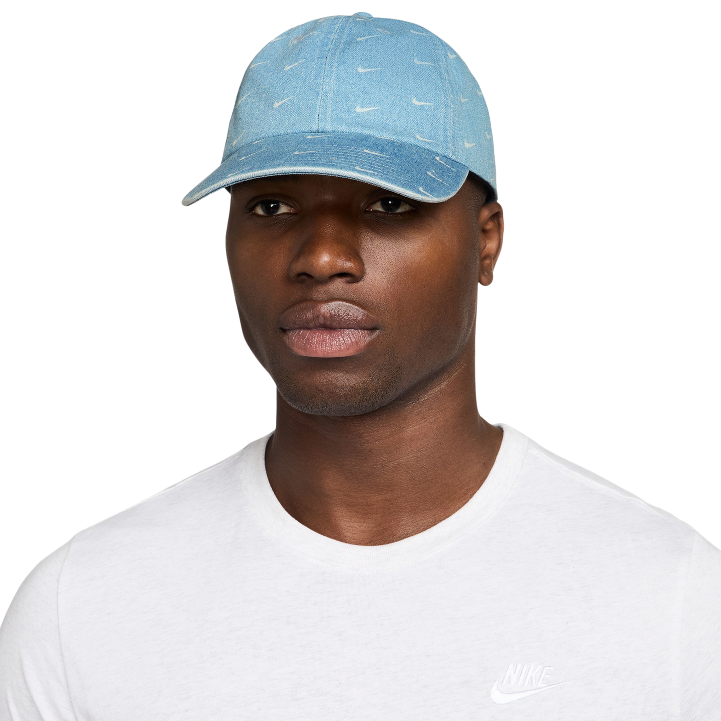 Nike Denim AOP Club Cap - Men's - Blue/White